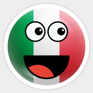 Italian Smiley Sticker